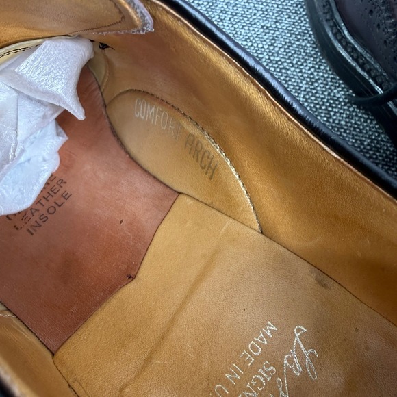 Hanover LB Sheppard Longwing Oxford 8.5 E/C Burgundy USA